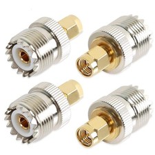 Uhf Female To Sma Male Adapter Rf Coax Connector So239pl259 Handheld Antenna P