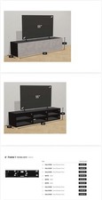 IKEA Besta TV Unit Black/Brown