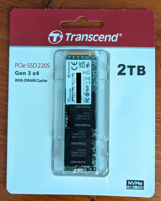 Transcend TS2TMTE220S 220S PCIe M.2 2280 NVMe SSD (TBW 4400TB) - 2TB - NEU