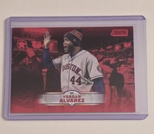 2025 Topps Stadium Club Yordan Alvarez Red Parallel