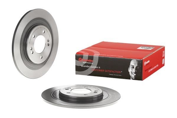 2x Brake Discs Pair Solid fits HYUNDAI i40 VF 1.7D Rear 11 to 19 D4FD 300mm Set - Image 9