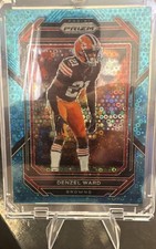 2022 Panini Prizm - Denzel Ward #73 No Huddle Blue Prizm /79
