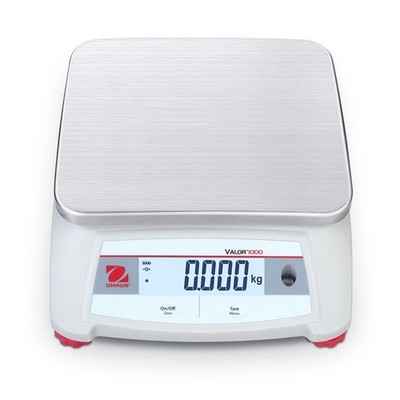 Ohaus Valor 1000 V12P15 Digital Bench Scale 15kg x 2g Backlit LCD 1500Hr Battery
