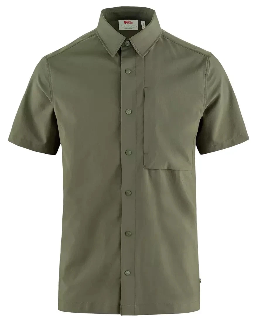 Fjallraven Men's High Coast Pack Short Sleeve Shirt Laurel Green SZ Large $95