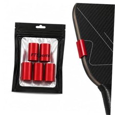 Pickleball Paddle Weight Clips 5-Pack 3g Snap-On Weights for 16mm Red