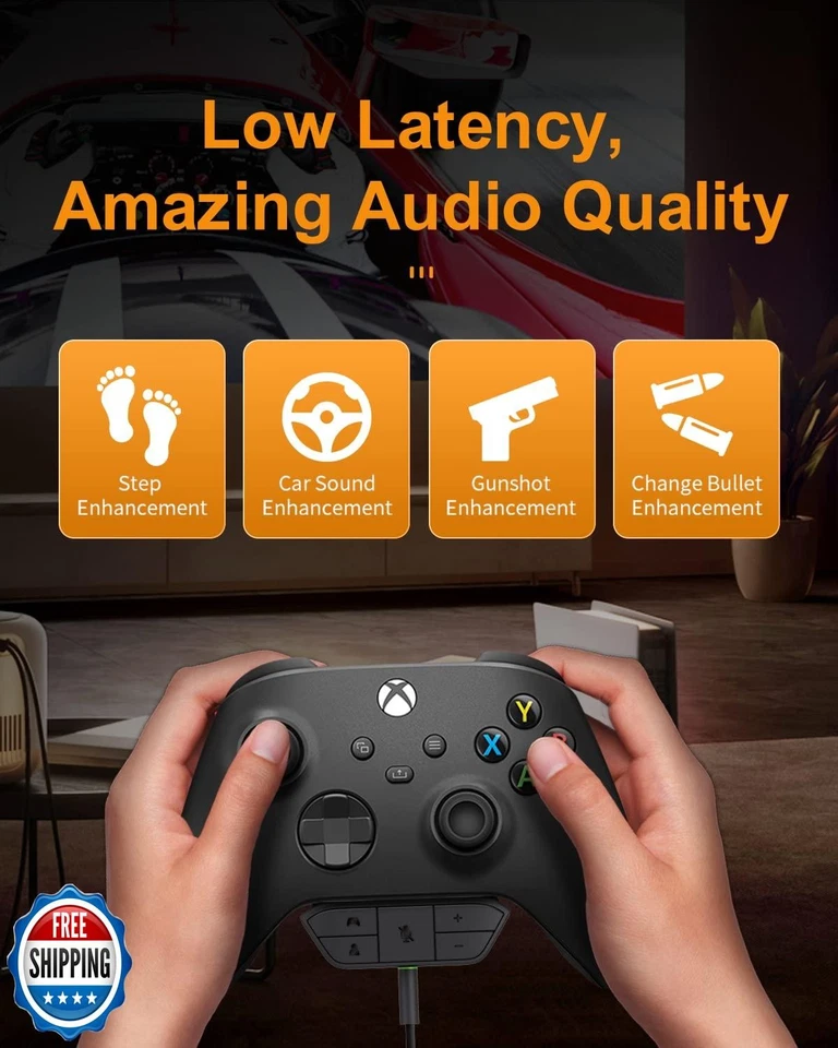 OLCLSS Adattatore Cuffie Stereo per Xbox One, Nero, Jack Audio 3.5mm, Compatibile - Immagine 3 di 4