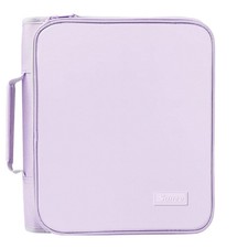 Zippered Binder Bag with Handle, 2-Inch 3-Ring O-Ring, 500-Sheet Capacity, In