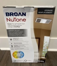 BROAN FG80HBS 70/80CFM Heater Exhaust Cover Upgrade+Dimmable LED