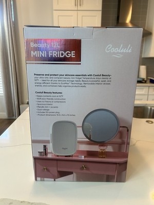 Cooluli 12L Beauty Mini Fridge. Brand New. Never Used. In Original Box.