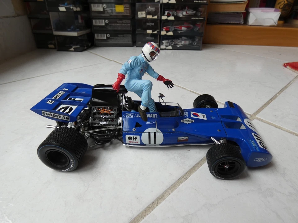 Tyrrell 003 Jackie Stewart #11 Gp Canada 1971 1/18 Exoto F1 Con Figura Difetto - Immagine 3 di 4