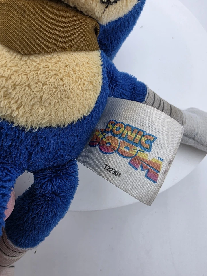 Rare Sonic Plush Lot of 7 - 2 Sonic Booms, Jazwares Knuckles, Shadow, & Sonic - Image 3 of 4