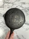 Griswold No # 3 Large Block logo 709 Cast Iron Skillet Pan USA Well Seasoned