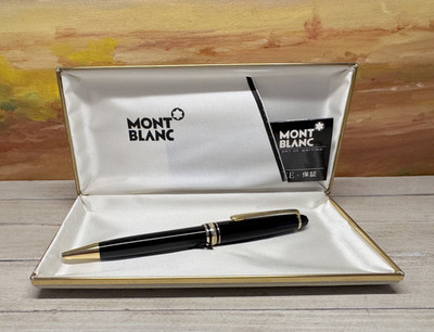 Vintage MONTBLANC Meisterstuck Black Resin Classique 164 Ballpoint Pen