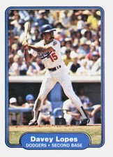 1982 Fleer #12 Davey Lopes