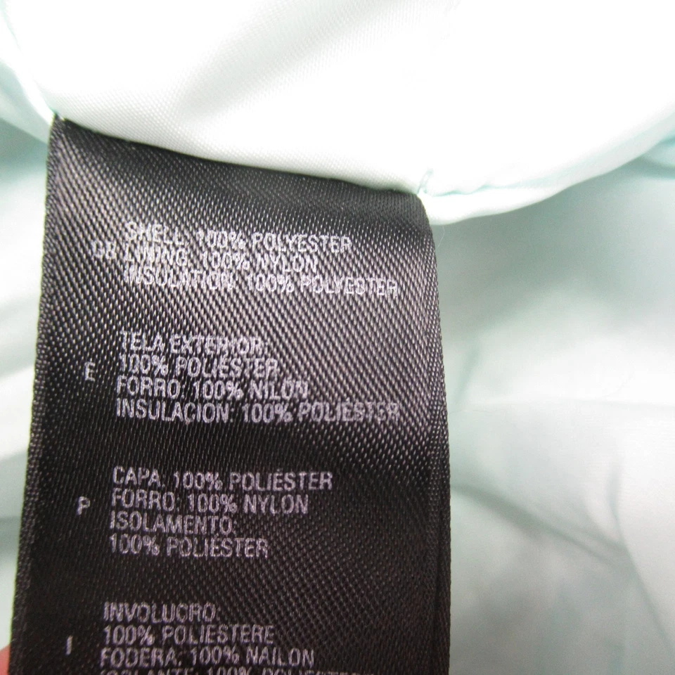 Chaqueta para mujer North Face pequeña manga larga cremallera completa bolsillos a cuadros ligera Foto 4 de 4