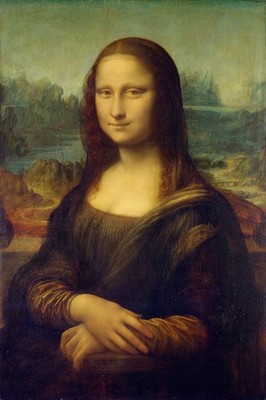 Mona Lisa Leonardo da Vinci Poster Malerei Bild Gemälde Kunstdruck 30 x 45 cm