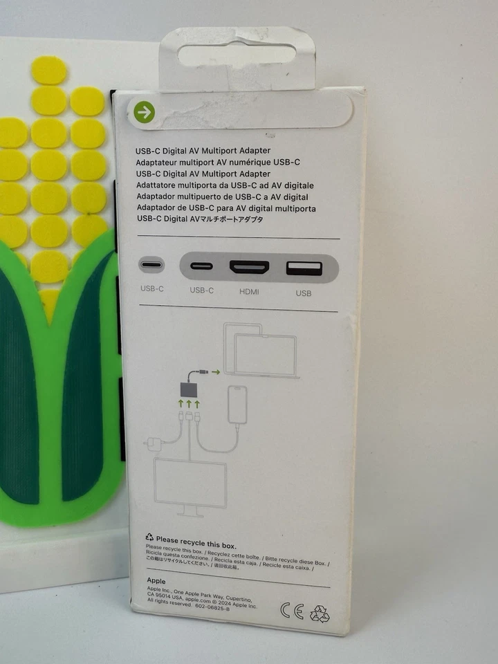 GENUINE Original Apple USB-C To Digital AV MW5M3AM/A A2119 White SEALED - NEW - Image 3 of 4