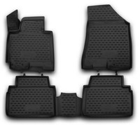 GummifußMatten FüR Kia Sportage 3 2010-2015 3D Passform Hoher Rand Gummimatten