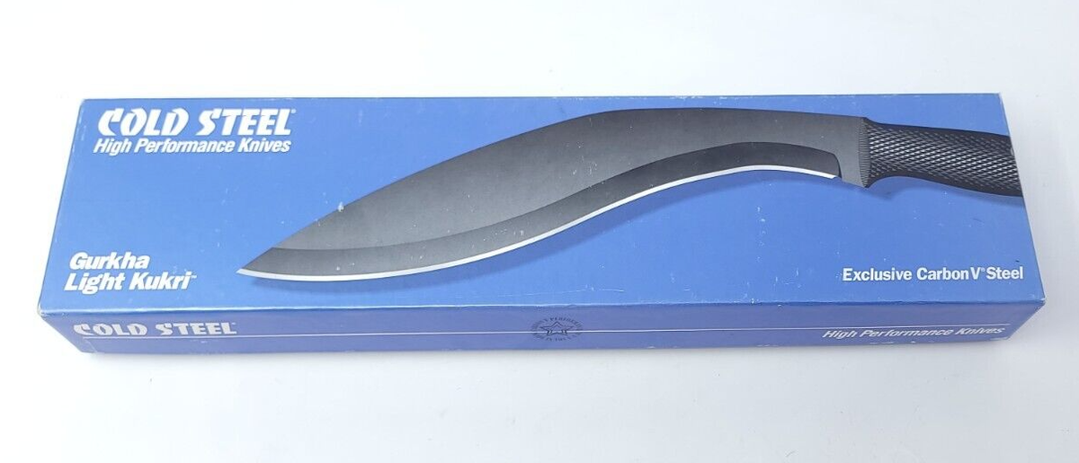 五大陸（gotairiku）ゴタイリク DORMEUIL ストライプ 34 A4 Cold Steel Gurkha Light Kukri - Vintage - Carbon V - UNUSED- 35GLK