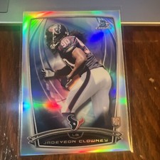 Jadeveon Clowney 2014 Bowman Chrome Refractor Rookie Card RC #115 Texans. rookie card picture