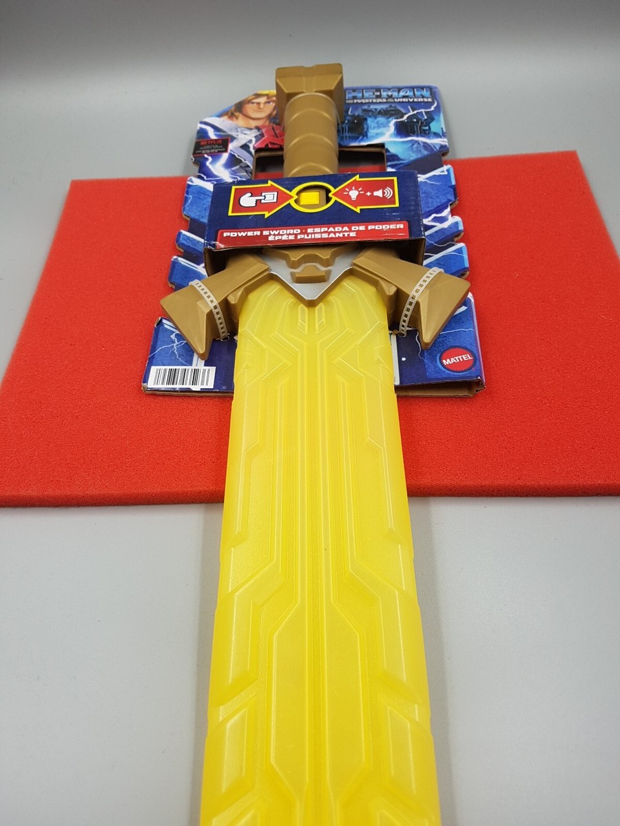 VINTAGE HE-MAN MASTERS Of The Universe Power Sword Mattel 1989 lumières