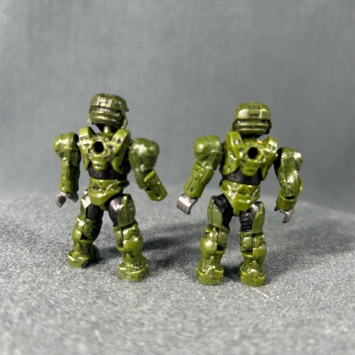 Mega Bloks Construx UNSC Master Chief Mini Figure Lot Green Spartan - Picture 11 of 16