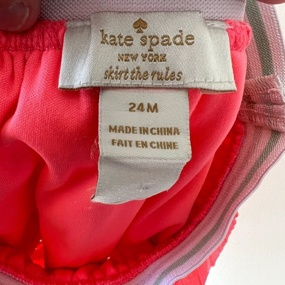 Gonna Kate Spade in tulle a strati neon bambina taglia 24 mesi