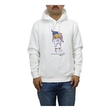 Polo Ralph Lauren Polo Bear Preppy Bear Hoodie Hooded Sweatshirt - USA Flag