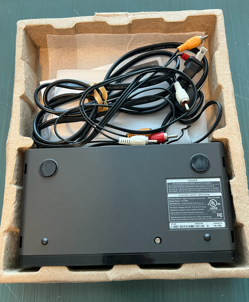 Analog Pass Through DTV Converter Box