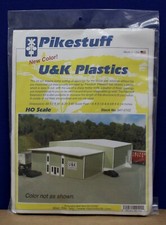 Pikestuff 541-0102 HO U&K Plastics Modern steel building New USA Made