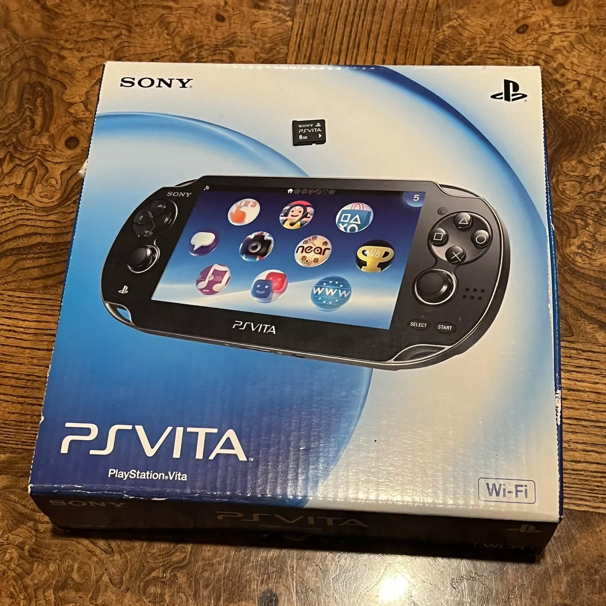 Boxed BLACK Sony PS Vita 1000 PCH-1000 OLED System w/ 8gb Memory Card Import