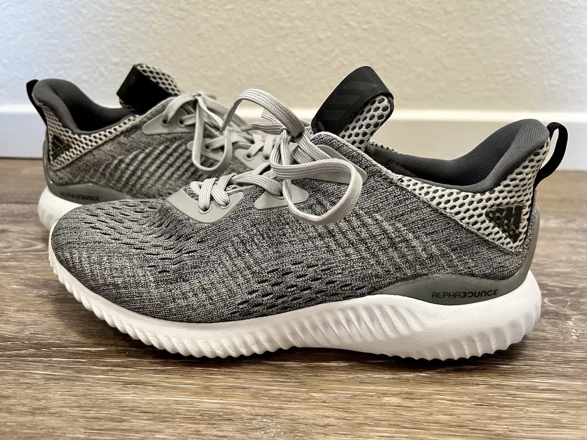 US 5.5 UK 5 Adidas AlphaBounce Gray Youth Boys Women Kids