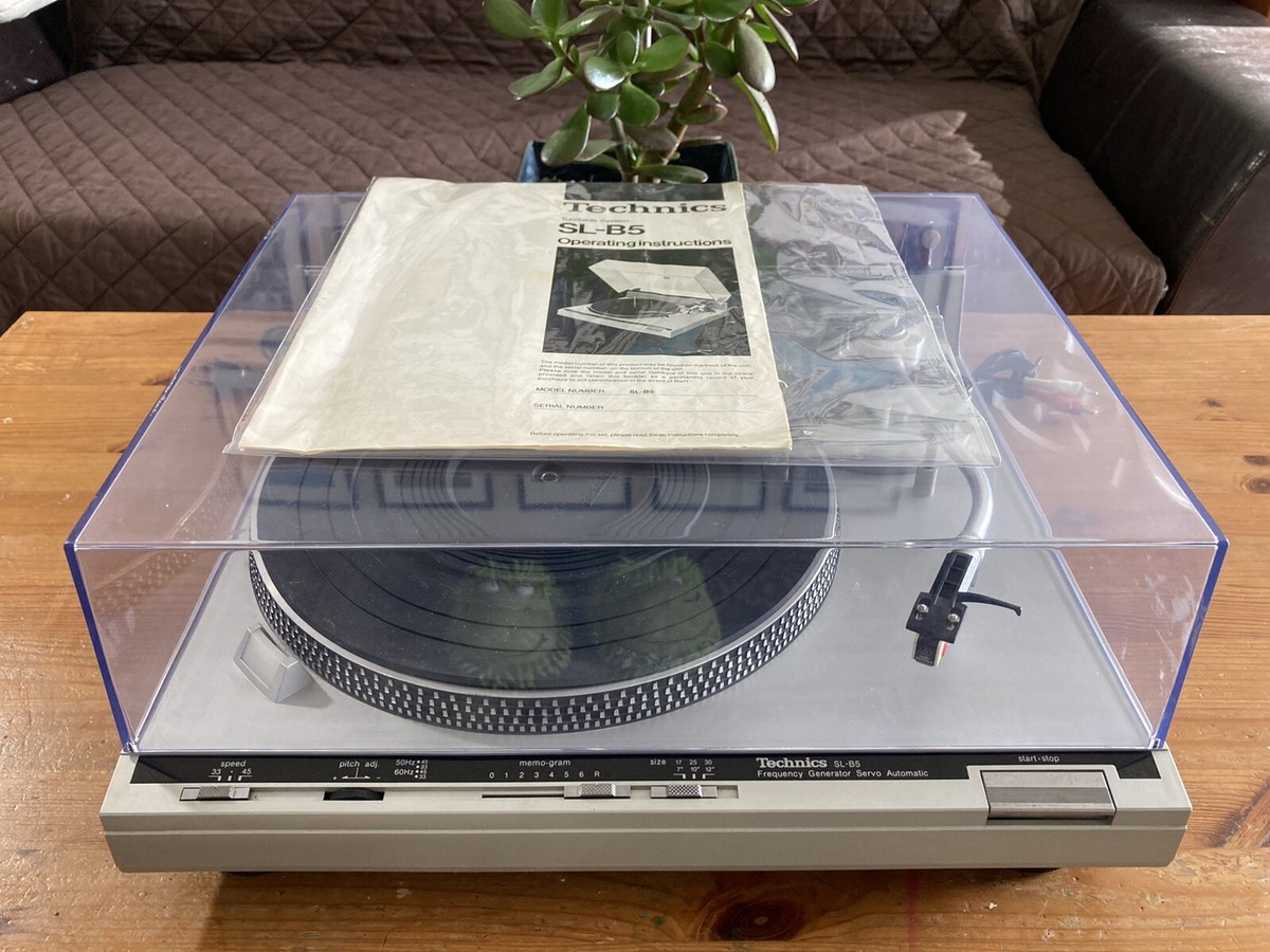 Vintage Technics SL-B5 Turntable & cartridge, stylus, & manual. | eBay