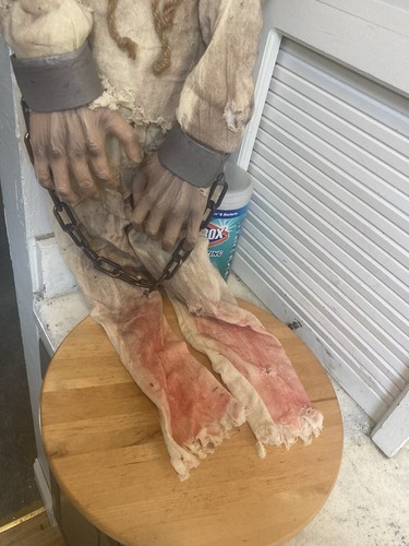 2008 Magic Power Zombie Dungeon Prisoner Animated Halloween Prop Motion Talker - Picture 5 of 10