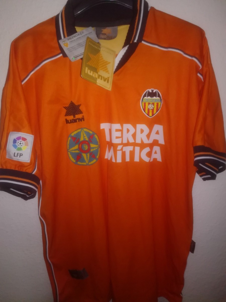 VALENCIA CF 1999-2000 BNWT Terra Mitica camiseta shirt trikot