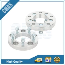 (2) 5x5 to 5x4.5 Wheel Adapters 1 inch 5x127 Hub to 5x114.3 Wheel M12x1.5 87.1CB