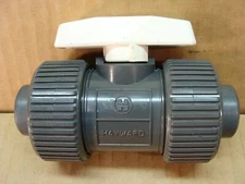 NEW HAYWARD true union 3/8 inch PVC ball valve socket slip ends