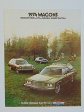 Original 1974 Chevrolet Wagons Brochure - Caprice Impala Bel Air Vega Original 1974 Chevrolet Wagons Brochure - Caprice Impala Bel Air Vega