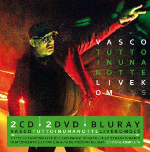 その他 Tutto in Una Notte: Live Kom 2015/ [Blu-ray] ggw725x VASCO ROSSI TUTTO IN UNA NOTTE: LIVE KOM 2015 NEW BLU-RAY