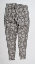 adidas Aeroready Tiro All Over Dove Gray Camo Tapered Trackpants Womens sz S