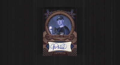 Justin Miller 2004 Upper Deck Etchings Etched in Time Blue #/150 Auto #ET-JM