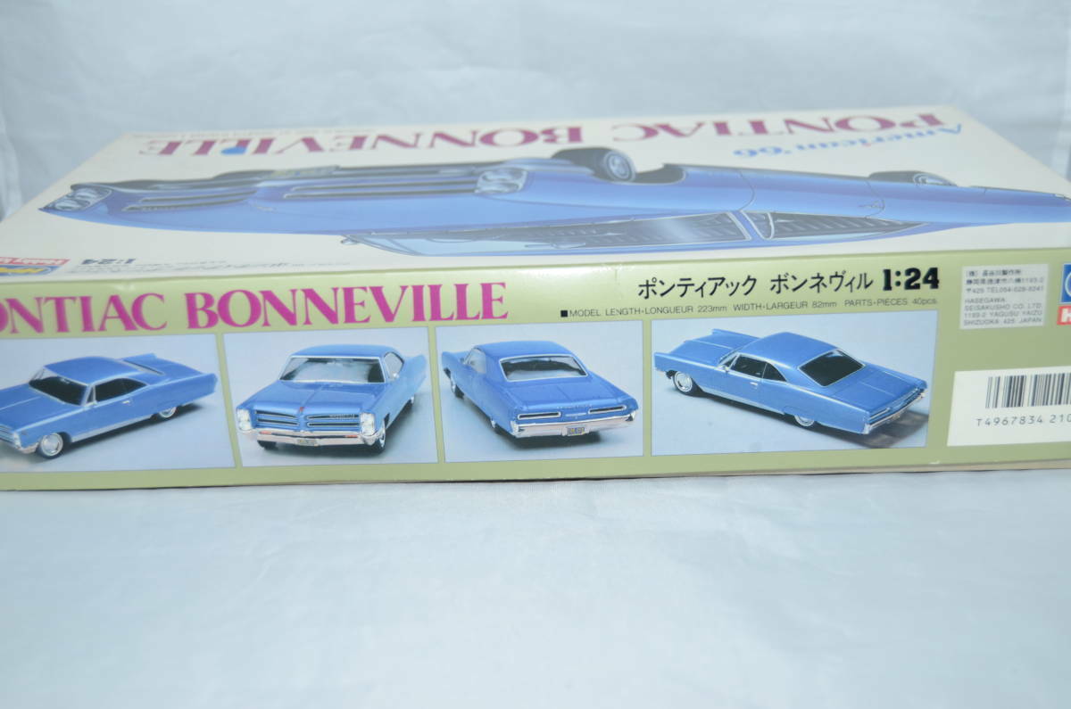 Hasegawa Pontiac BONNEVILLE American '66 1/24 Model Kit #22157