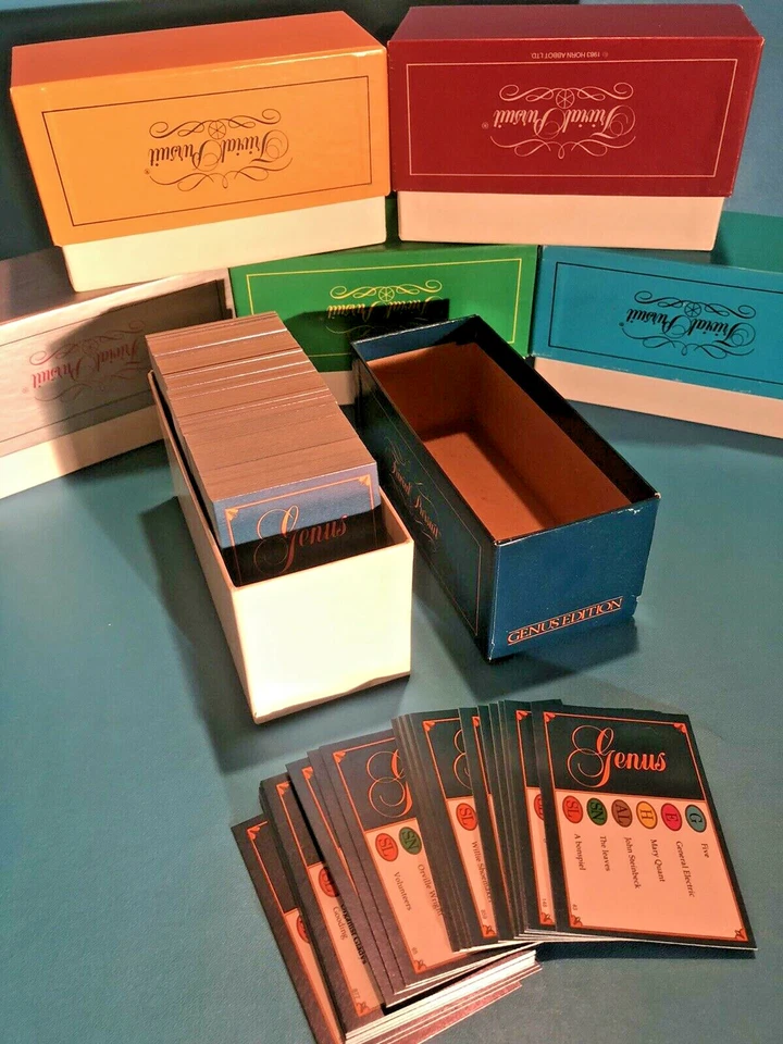 LOTE "CLÁSICO" TRIVIAL PERSECUCIÓN VINTAGE ~ 3.000 tarjetas ~ 6 primeras ediciones ~ ¡MIRA! Foto 4 de 4