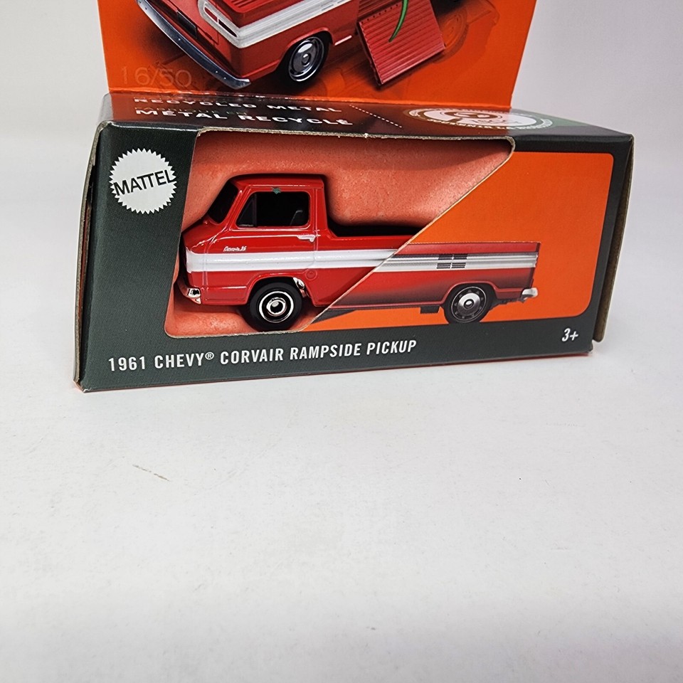 Matchbox Chevrolet Corvair Rampside Pickup 1961 Rouge * Pièces Mobiles ND22 2025 | Échelle 1:64, Diecast