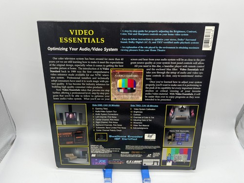 "Video Essentials" Laserdisc LD - Optimizing Your Audio/Video System - Picture 3 of 3