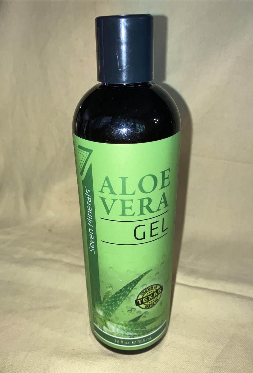 Seven Minerals Aloe Vera Gel - Big 12 Fl Oz , New