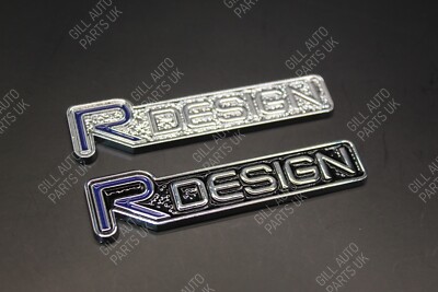 Volvo R Badge Rear New Style R Design Metal Car Emblem Badge Rear Trunk Boot FOR Volvo ...