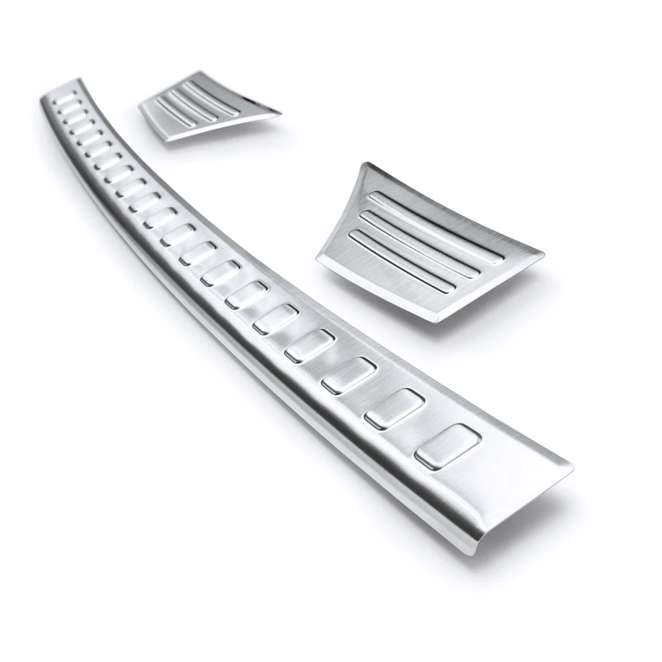 Protector de borde de carga de acero inoxidable adecuado para Citroen C4 Cactus 2 bisel 2018- - Imagen 2 de 4