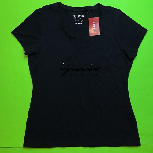 GUESS Los Angeles Women’s Short Sleeve T-Shirt Size X-LARGE Black