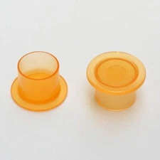 1000 Pcs 13x11mm Professional Tattoo Ink Cups with Base Plastic Pigment Caps